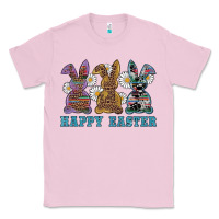 Bubblegum Pink easter western bunnys happy easter Classic Tee - RanaPortraitStore