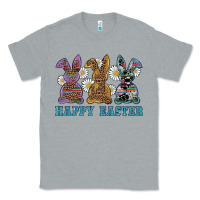 Heather Grey easter western bunnys happy easter Classic Tee - RanaPortraitStore