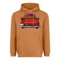 Meerkat western red truck back view Heavyweight Hoodie - FaDigitalArtStudio