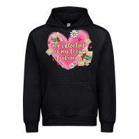 Black my valentine is my look boyfriend Urban Hoodie - MaliasSmallBusiness