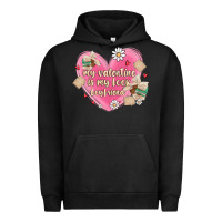 Pigment Black my valentine is my look boyfriend Urban Hoodie - MaliasSmallBusiness