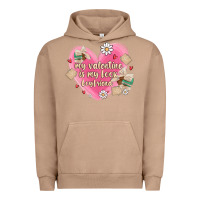 Pigment Burro my valentine is my look boyfriend Urban Hoodie - MaliasSmallBusiness