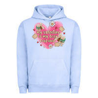 Pigment Grape Ice my valentine is my look boyfriend Urban Hoodie - MaliasSmallBusiness