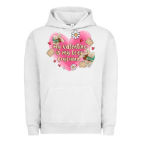 Pigment Lunar Rock my valentine is my look boyfriend Urban Hoodie - MaliasSmallBusiness