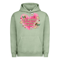 Pigment Oil Green my valentine is my look boyfriend Urban Hoodie - MaliasSmallBusiness