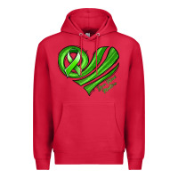 Cardinal mental health awareness heart Premium Hoodie - Jasminsmagicworld