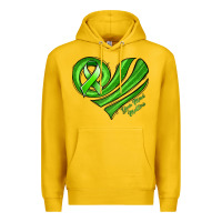 Lemon mental health awareness heart Premium Hoodie - Jasminsmagicworld
