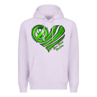 Lilac mental health awareness heart Premium Hoodie - Jasminsmagicworld