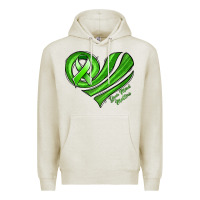 Oatmeal Heather mental health awareness heart Premium Hoodie - Jasminsmagicworld