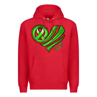 Red mental health awareness heart Premium Hoodie - Jasminsmagicworld