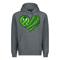 Rock mental health awareness heart Premium Hoodie - Jasminsmagicworld