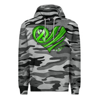 Slate Camo mental health awareness heart Premium Hoodie - Jasminsmagicworld