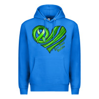 True Royal mental health awareness heart Premium Hoodie - Jasminsmagicworld