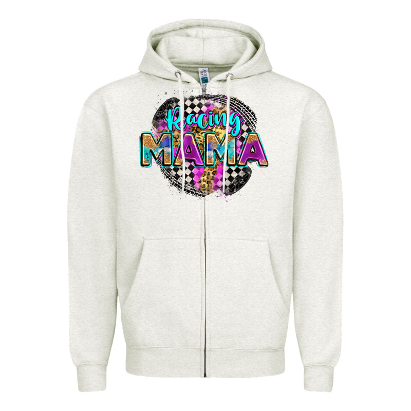 Racing Mama Zipper Hoodie by Zillion Design Studio | Teevron