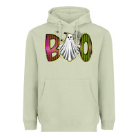 Matcha boo ghost Heavyweight Hoodie - RacoonDesign