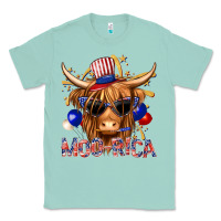 Seafoam moorica with cow billie wilder Classic Tee - texasbilliewilder