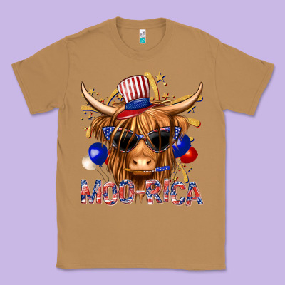 Classic Tee moorica with cow billie wilder