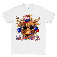 White moorica with cow billie wilder Classic Tee - texasbilliewilder