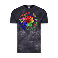 Cloud Black oncology team sunflower Vintage Tee - BarkalooDesign