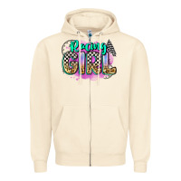 Sandshell racing girl Zipper Hoodie - Zillion Design Studio