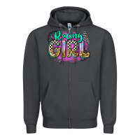 Smoke racing girl Zipper Hoodie - Zillion Design Studio