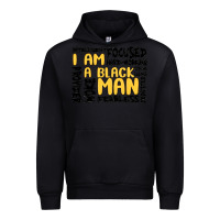Black i am a black man Urban Hoodie - MaliasSmallBusiness