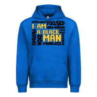Cobalt i am a black man Urban Hoodie - MaliasSmallBusiness
