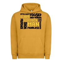 Pigment Peanut Butter i am a black man Urban Hoodie - MaliasSmallBusiness