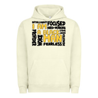 Pigment Pistachio i am a black man Urban Hoodie - MaliasSmallBusiness