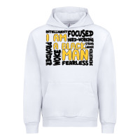 White i am a black man Urban Hoodie - MaliasSmallBusiness