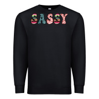 Black sassy Premium Sweatshirt - JahusDesignShop