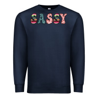 Navy sassy Premium Sweatshirt - JahusDesignShop