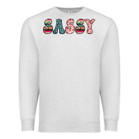 Oatmeal Heather sassy Premium Sweatshirt - JahusDesignShop