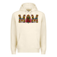 Tofu mom lady of guadalupe  serape sunflower Premium Hoodie - Jasminsmagicworld