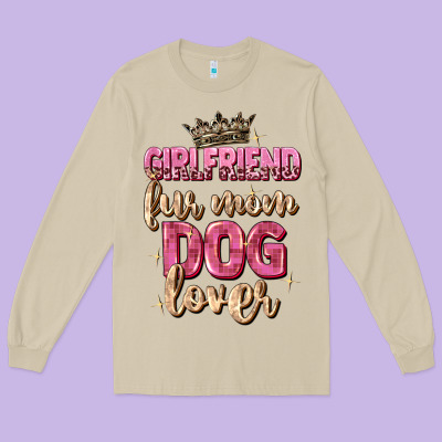 Girlfriend  Fur Mom Dog Lover Long Sleeve Tee Designed By Zillion Design Studio