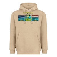 Mushroom fishing dad  libbey glass Heavyweight Hoodie - HRA Design Shop
