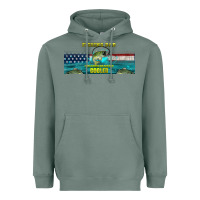 Sage fishing dad  libbey glass Heavyweight Hoodie - HRA Design Shop