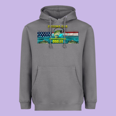 Fishing Dad  Libbey Glass Heavyweight Hoodie Designed By Hra Design Shop