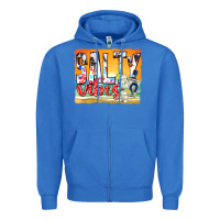 True Royal salty vibes Zipper Hoodie - texasbilliewilder