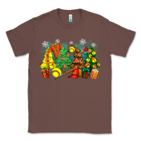 Chestnut christmas trees with softball Classic Tee - Zillion Design Studio