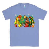 Colony Blue christmas trees with softball Classic Tee - Zillion Design Studio