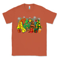 Copper christmas trees with softball Classic Tee - Zillion Design Studio