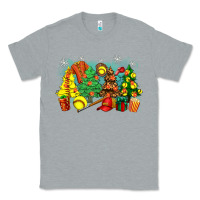 Heather Grey christmas trees with softball Classic Tee - Zillion Design Studio