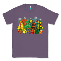 Lavender christmas trees with softball Classic Tee - Zillion Design Studio