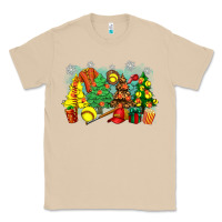 Mushroom christmas trees with softball Classic Tee - Zillion Design Studio