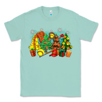 Seafoam christmas trees with softball Classic Tee - Zillion Design Studio