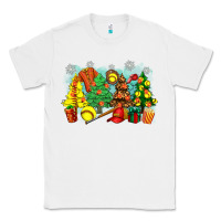 White christmas trees with softball Classic Tee - Zillion Design Studio