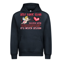 Navy self love club Urban Hoodie - MaliasSmallBusiness