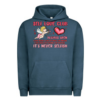 Pigment Midnight Navy self love club Urban Hoodie - MaliasSmallBusiness