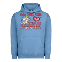 Pigment Pebble Blue self love club Urban Hoodie - MaliasSmallBusiness